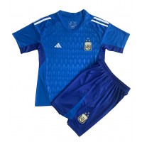 Argentina Goalkeeper Replica Away Minikit World Cup 2022 Short Sleeve (+ pants)